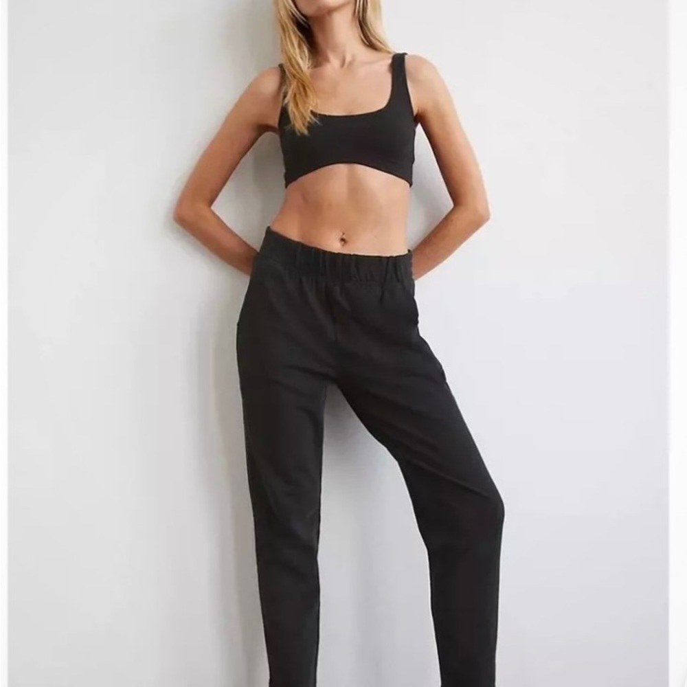 ARITZIA THE GROUP BABATON Rocket Pant Womens Small Gray French Terry Sweatpants